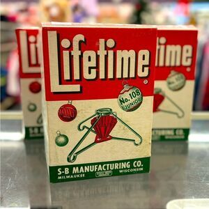 Life Time Christmas real  X mas tree stand org box